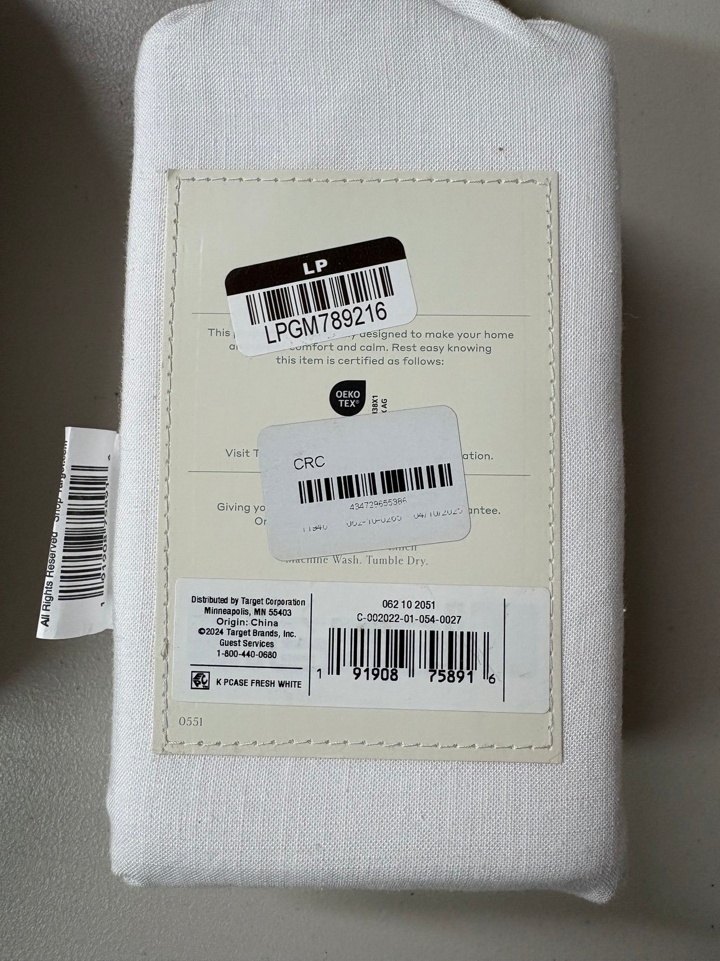 Casaluna King Linen Blend Sheet & Pillowcase Bundle, New