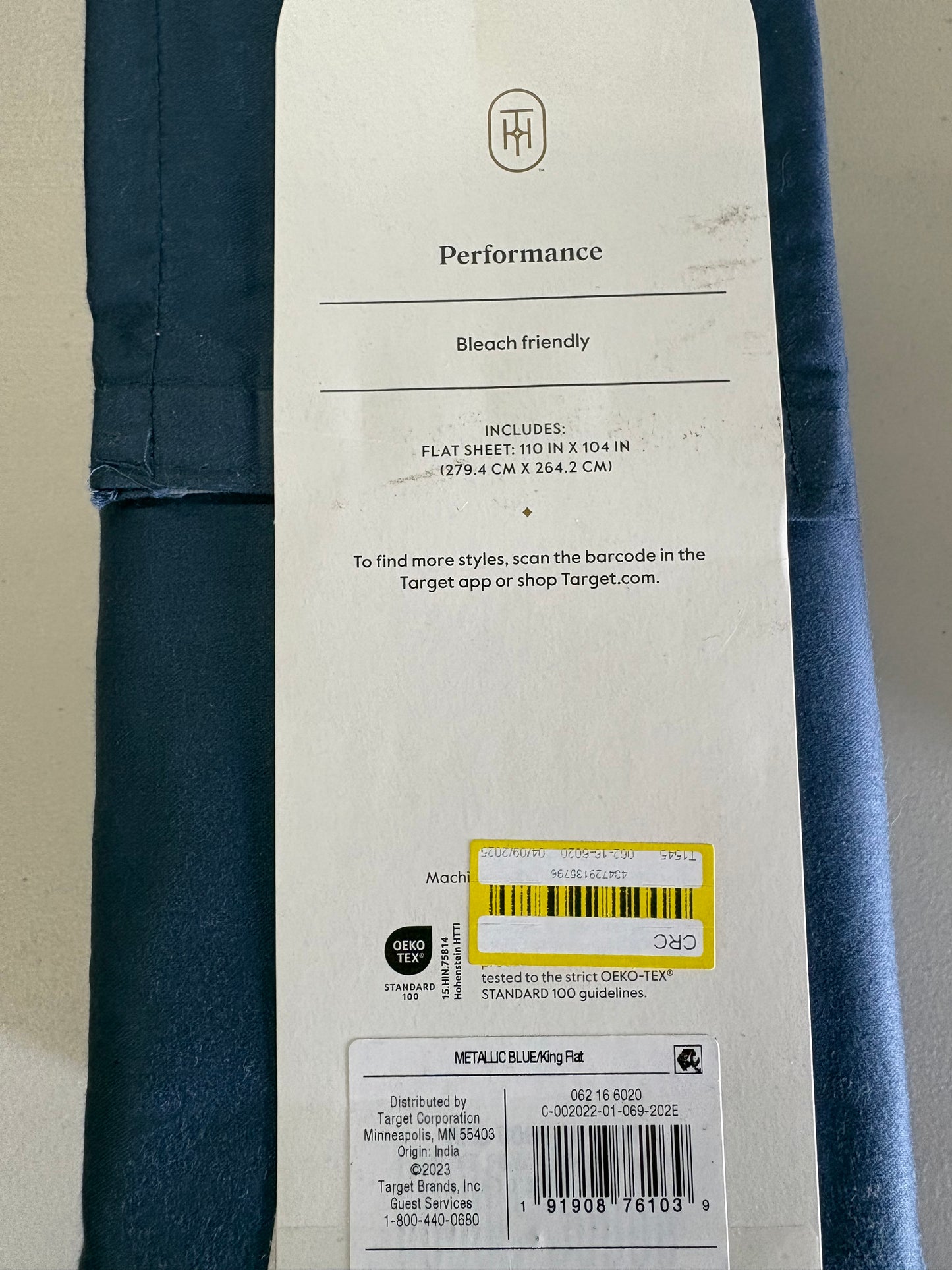 Threshold King Performance Flat Sheet, New