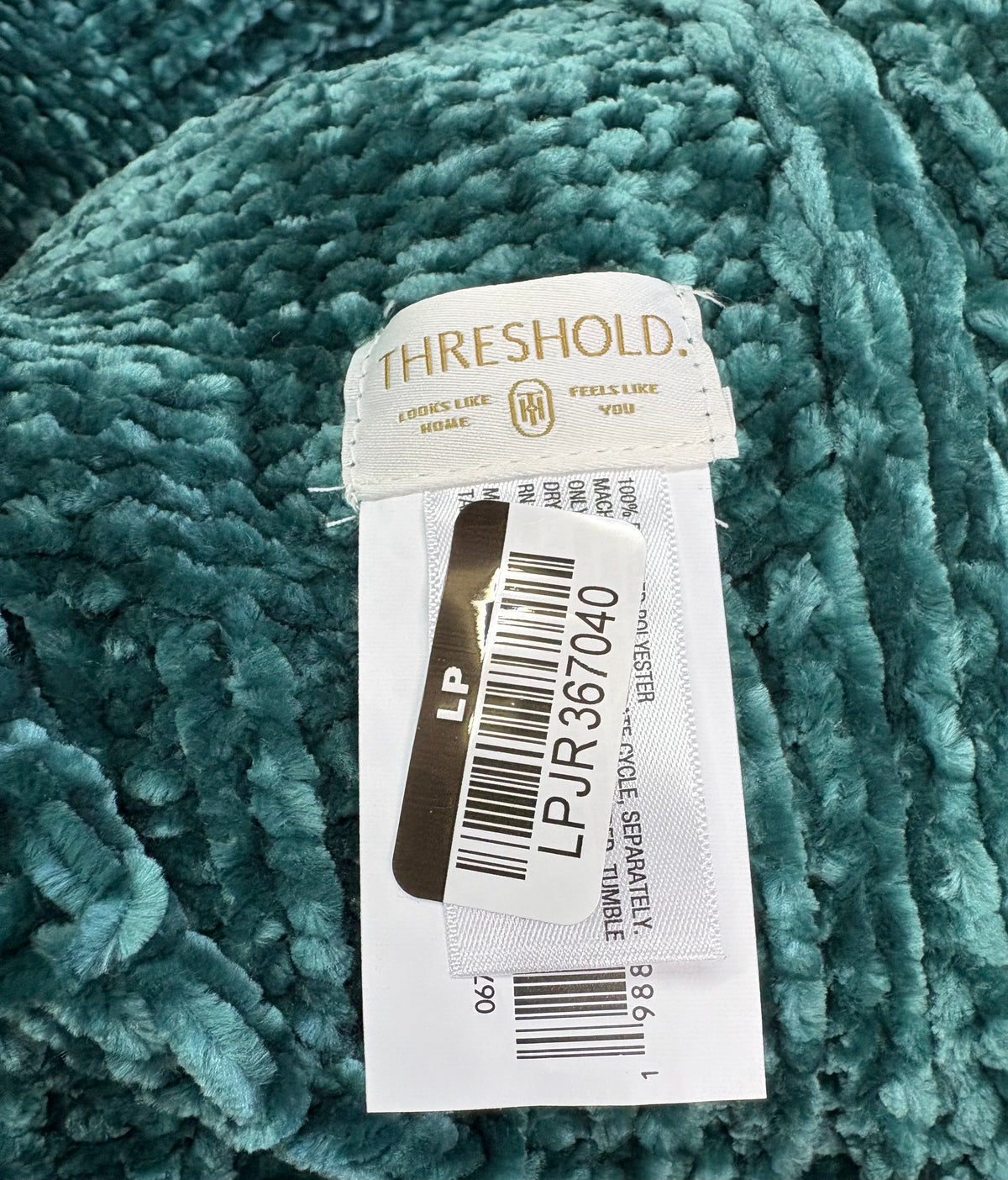 Threshold 50”x60” Shiny Chenille Throw Blanket, New