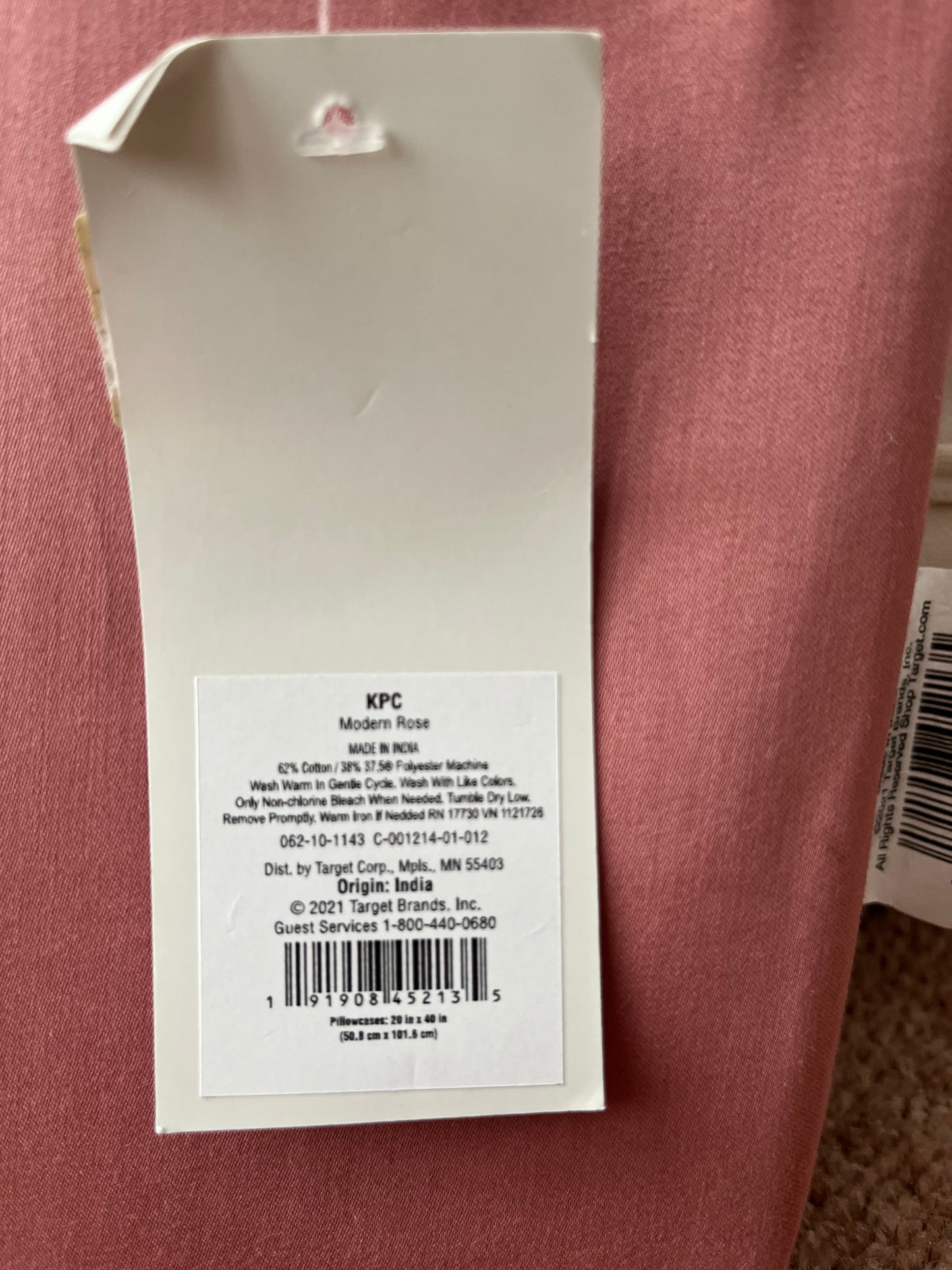 Casaluna King Cotton Blend Pillowcase Set, New