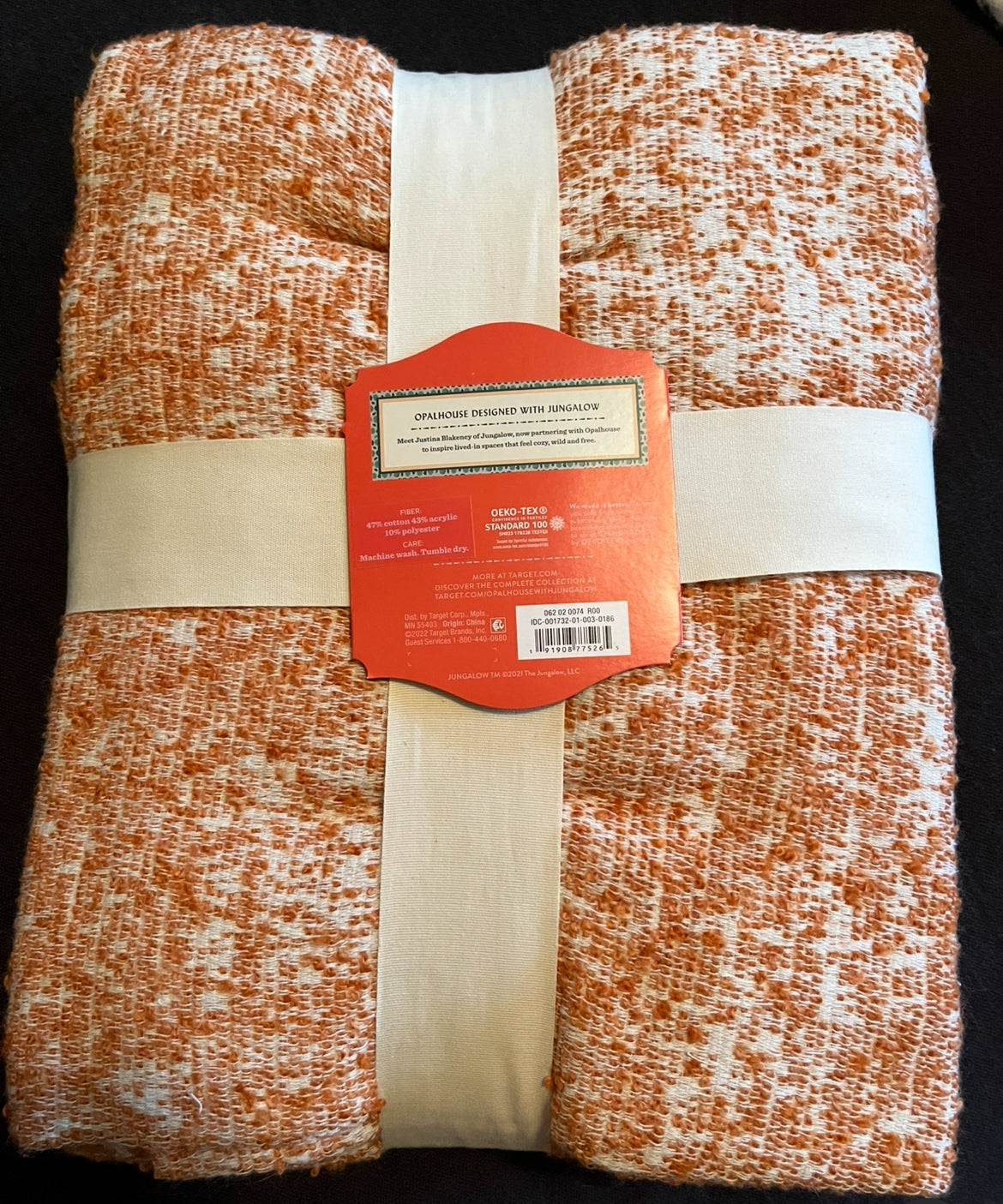 Opalhouse Jungalow 60"x80" Woven Textured Bed Throw, New