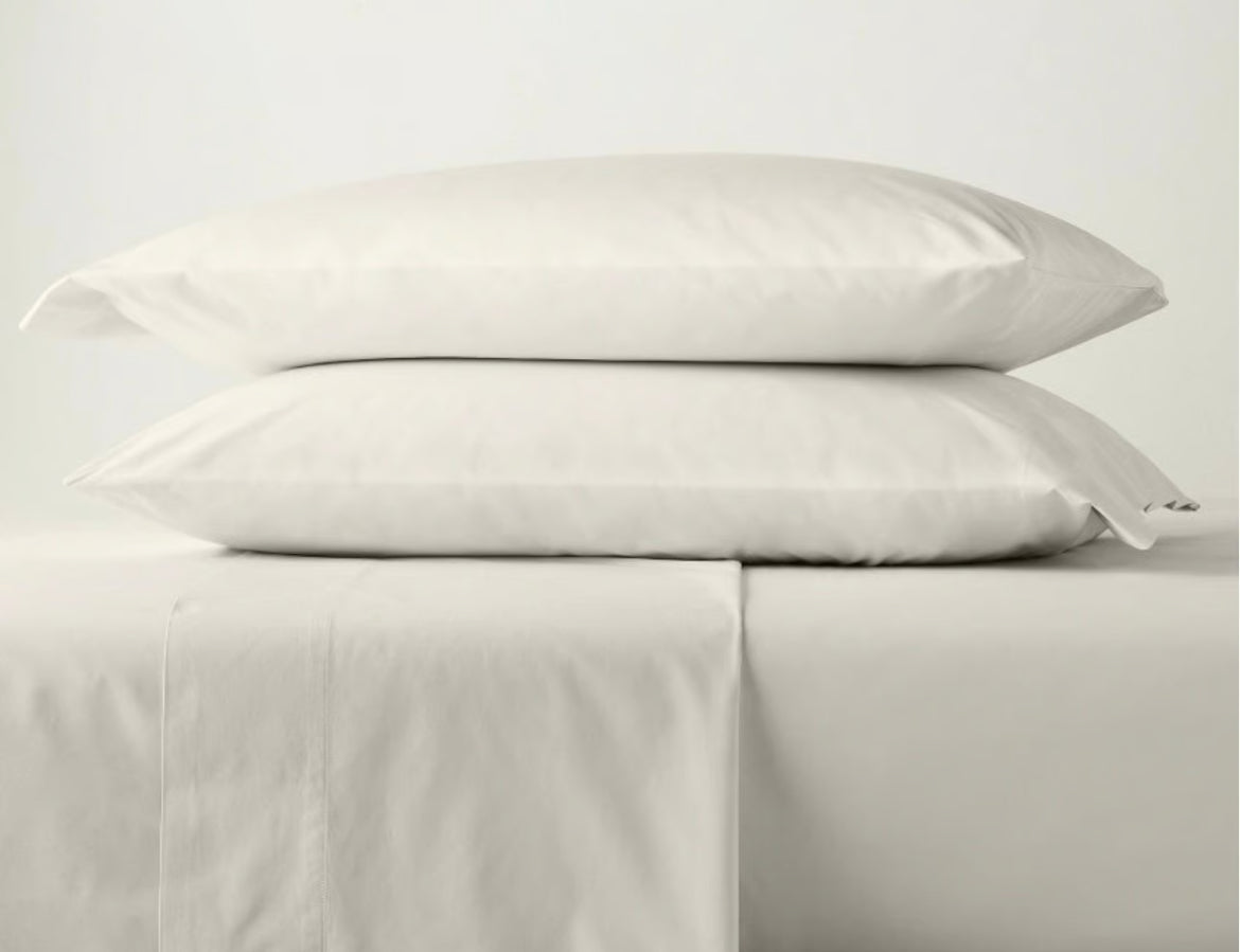 Casaluna Full Supima Percale Sheet Set, New