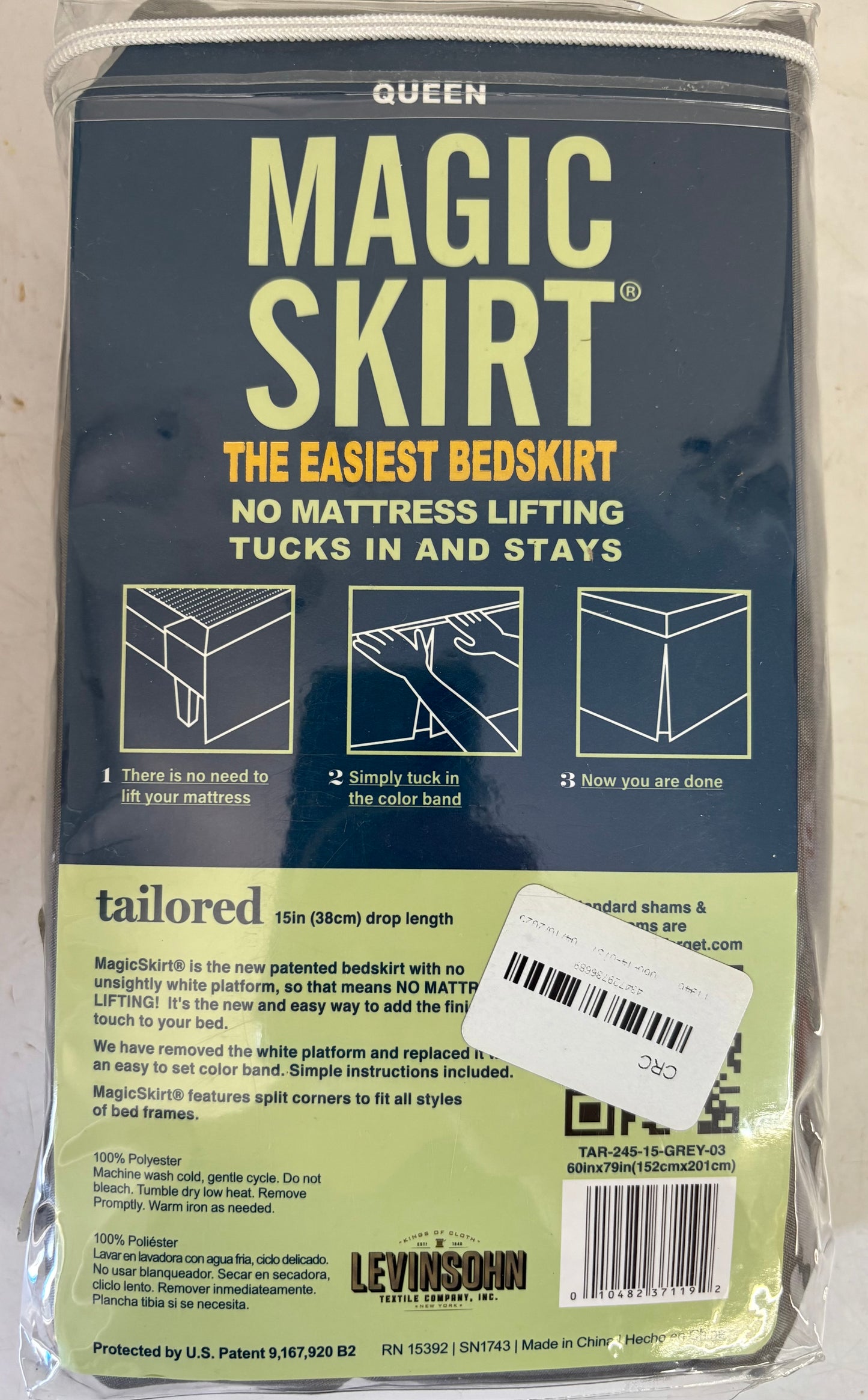 Magic Skirt Queen Bedskirt, New