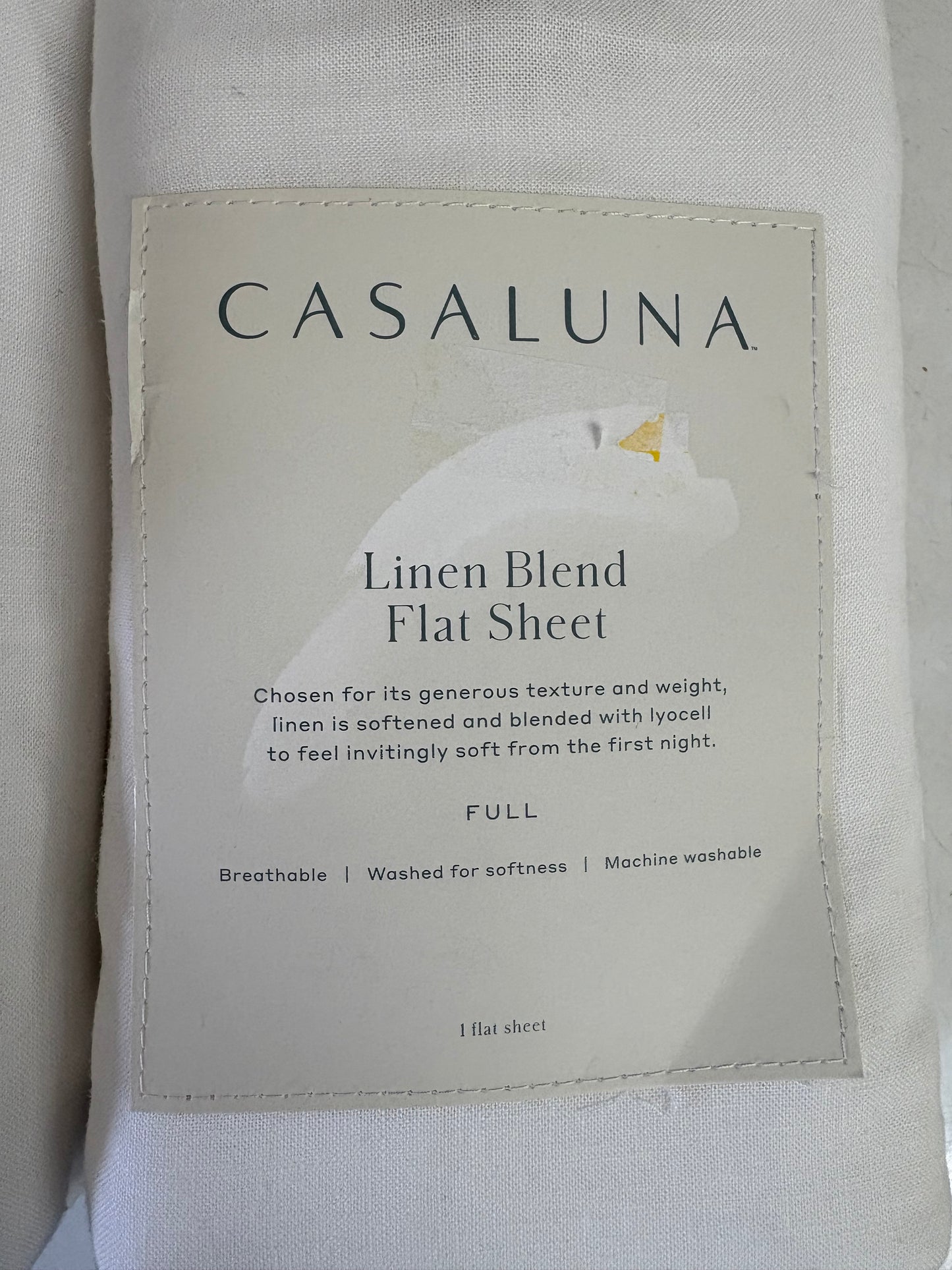 Casaluna Full Linen Blend Sheet Bundle, New