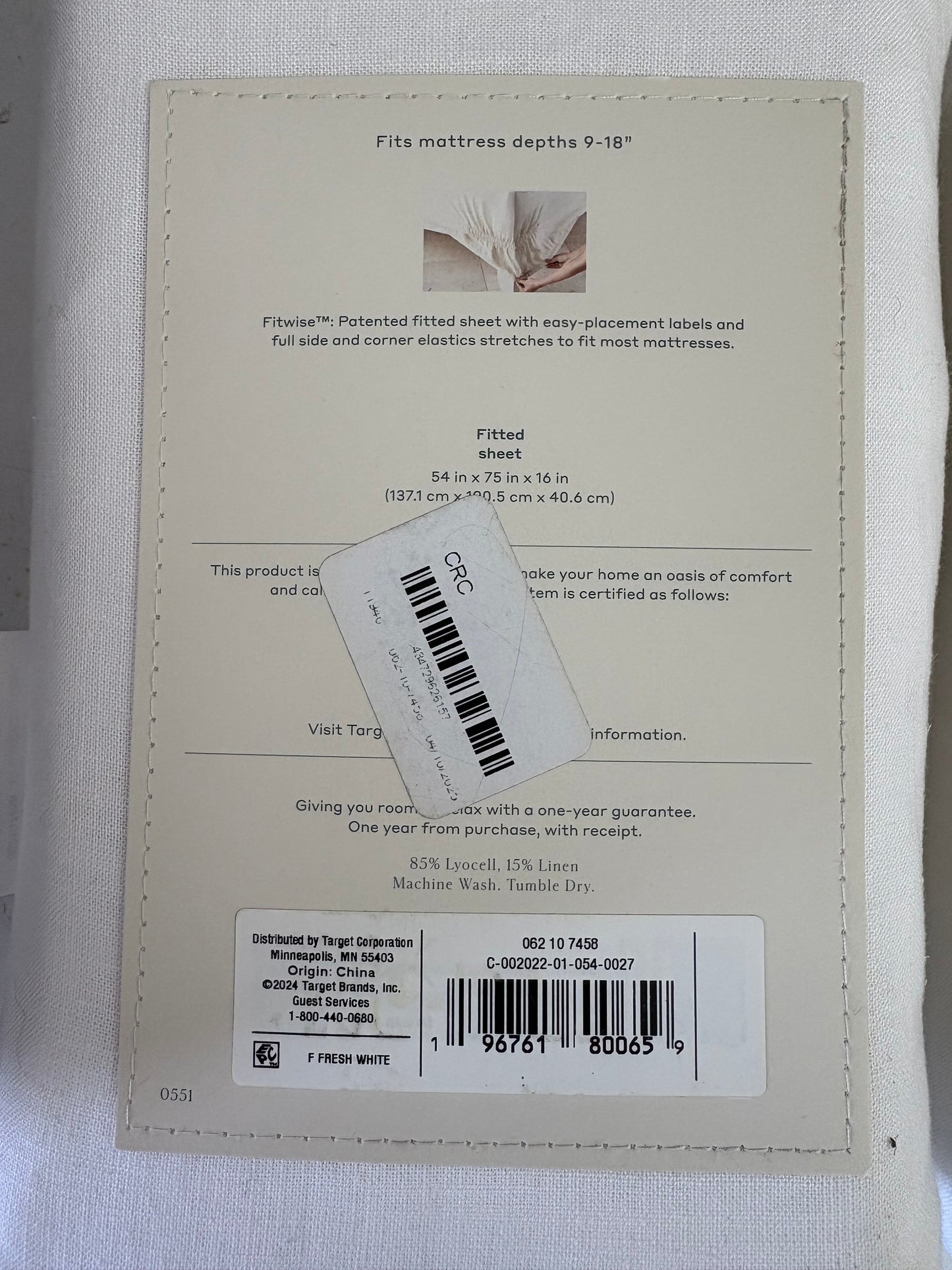Casaluna Full Linen Blend Sheet Bundle, New