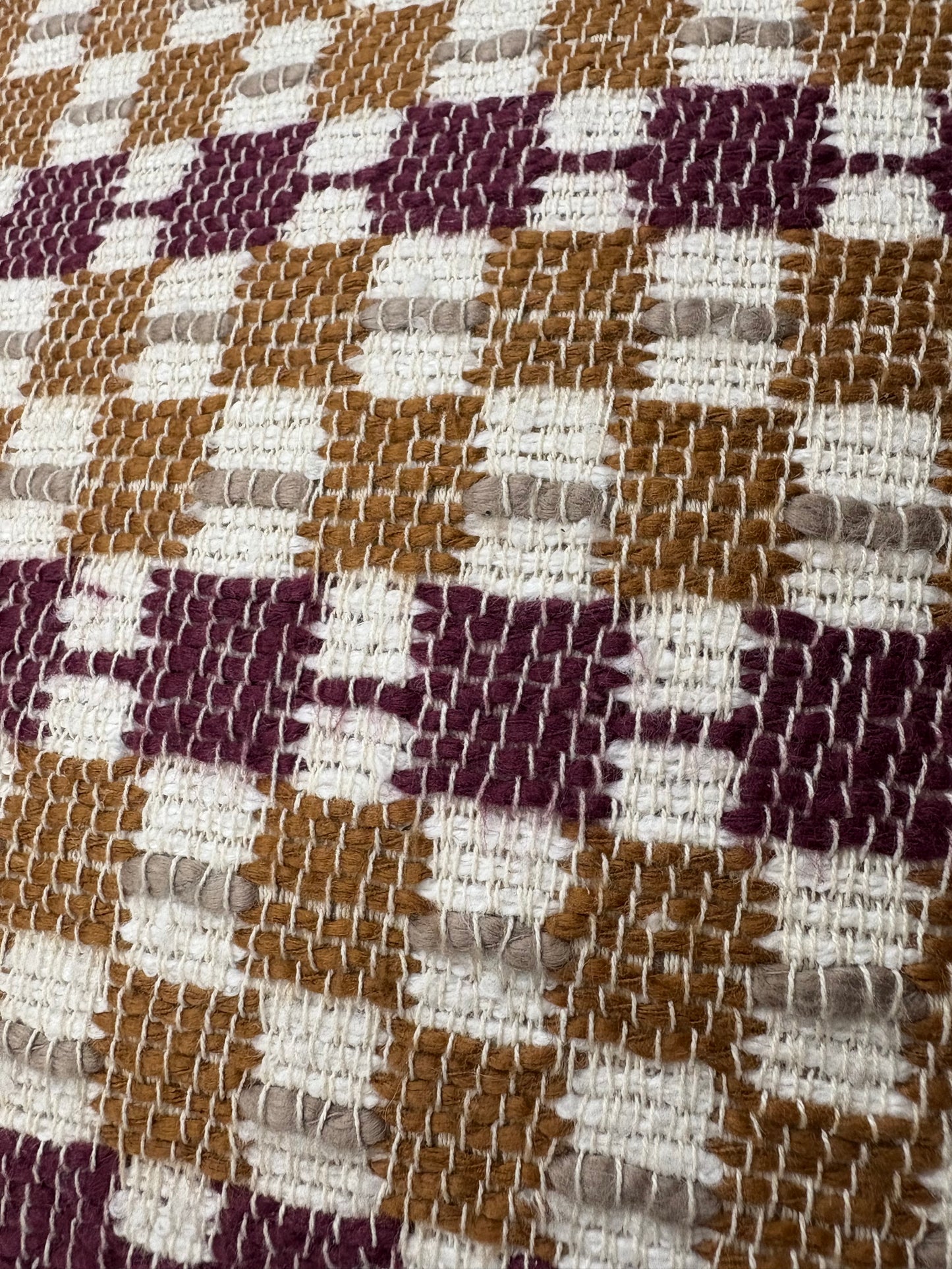 Threshold 18"x18" Checkered Woven Throw Pillow, New