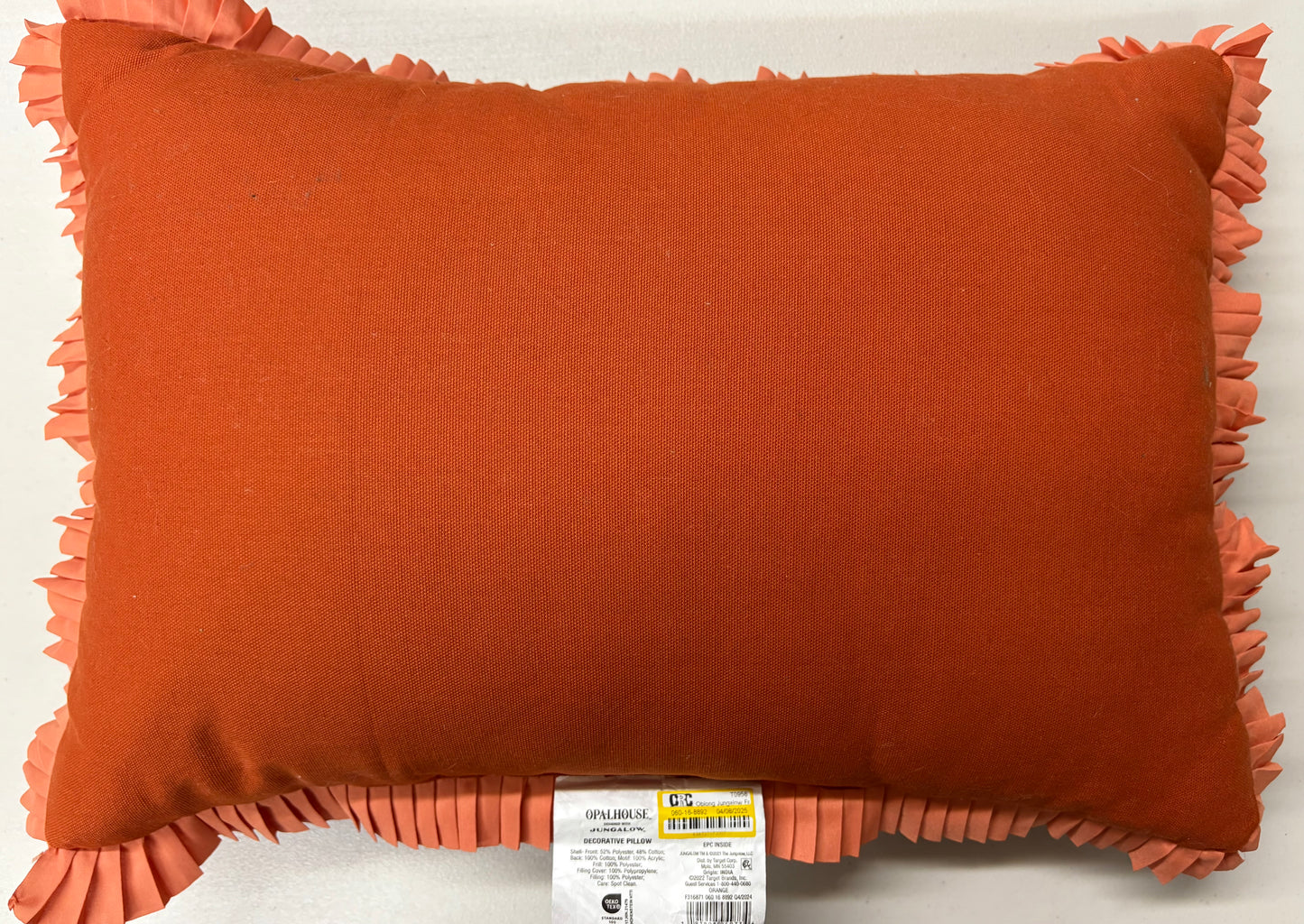 Opalhouse Jungalow 14"x20" Oblong Fringe Pom Throw Pillow, New