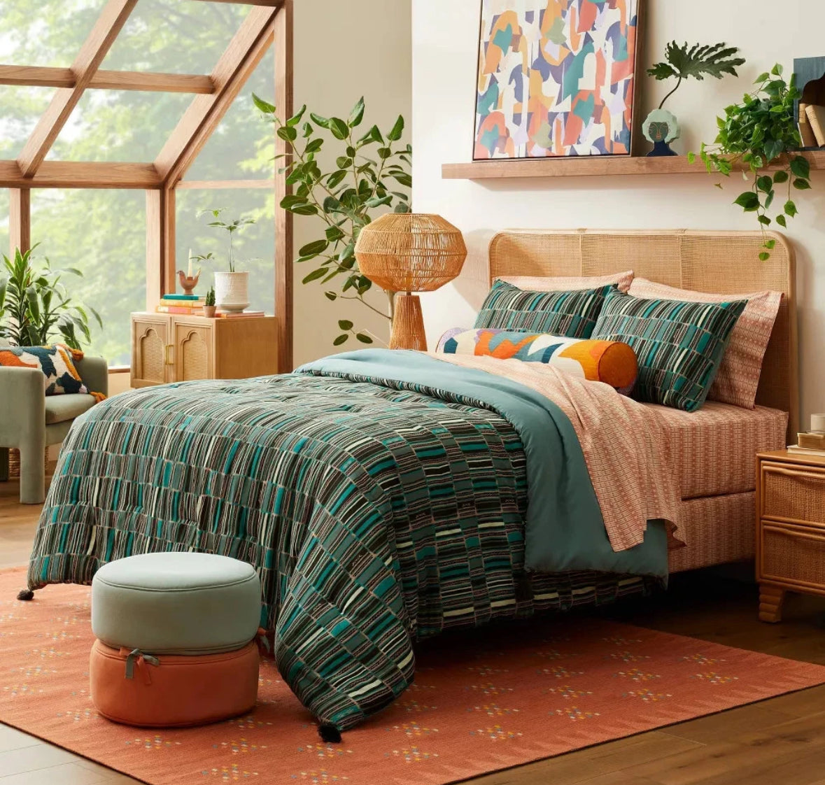 Opalhouse Jungalow King Comforter Set, New