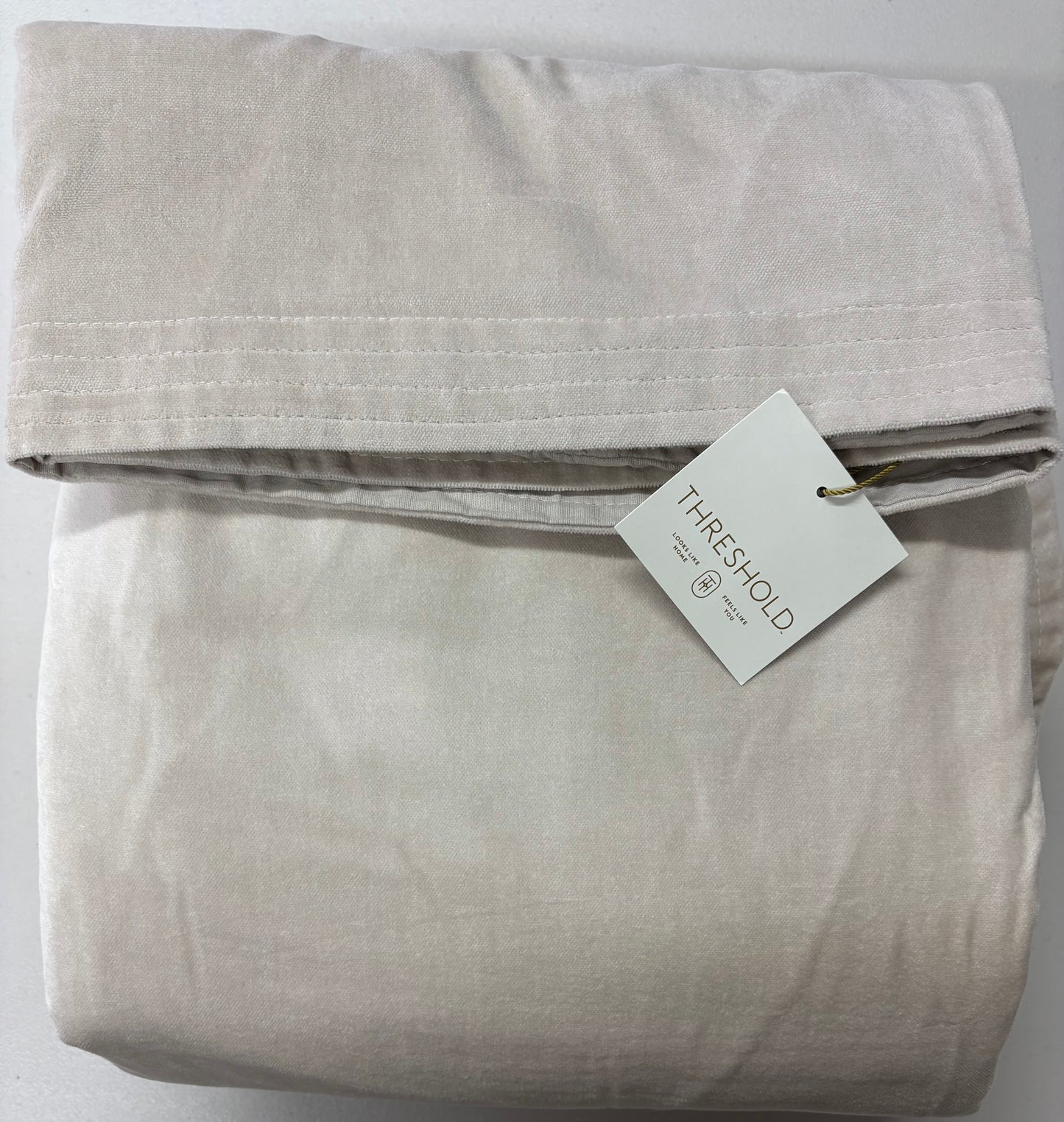 Threshold Full/Queen Cotton Velvet Duvet Set, New