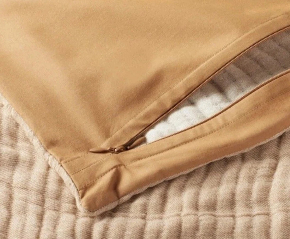 Casaluna Standard Chambray Cotton Sham Set, New