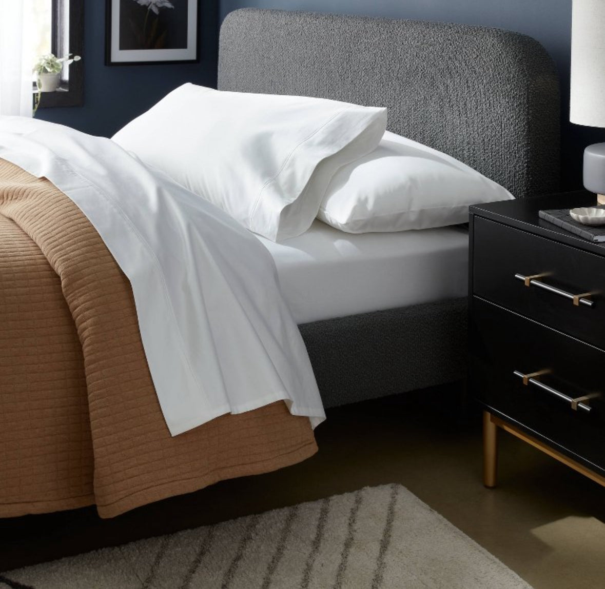 Threshold Full Hotel Sateen Sheet Set, New