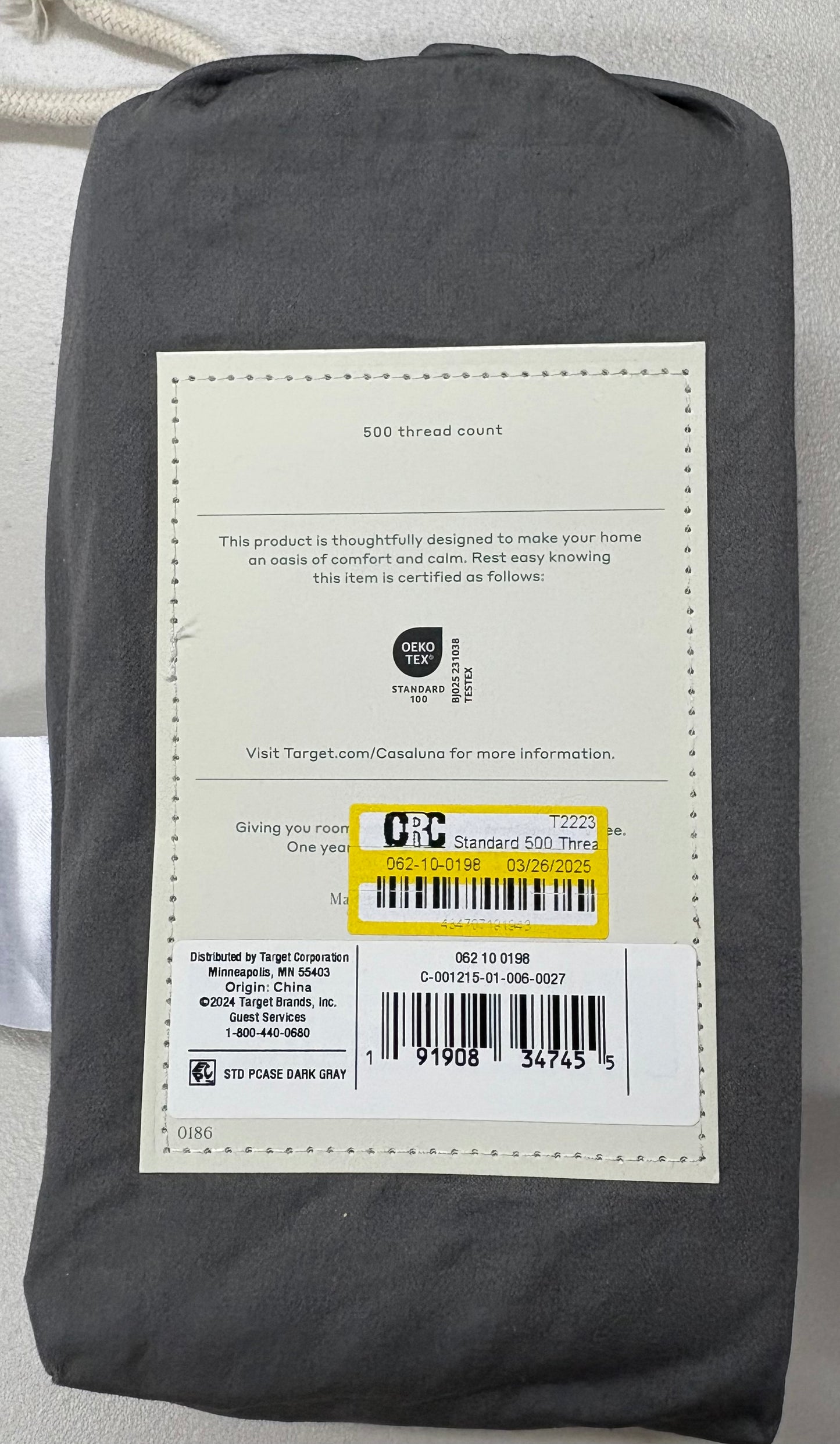 Casaluna Queen Supima Sateen Sheet & Pillowcase Set, New