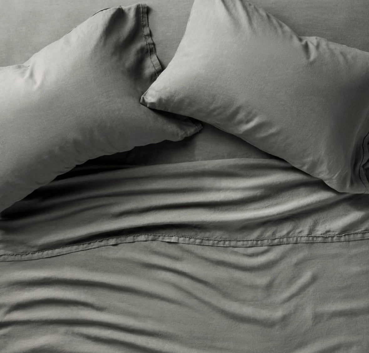 Casaluna Standard 100% Linen Pillowcase Set, New