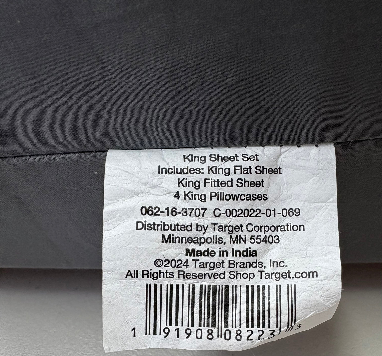 Threshold King 100% Cotton Sheet Set, New