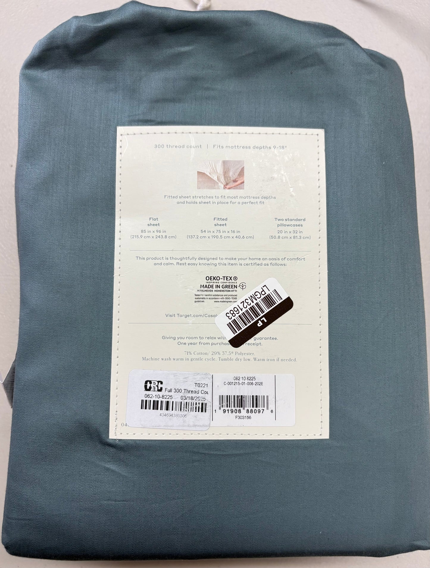 Casaluna Full Temperature Balancing Sheet Set, New