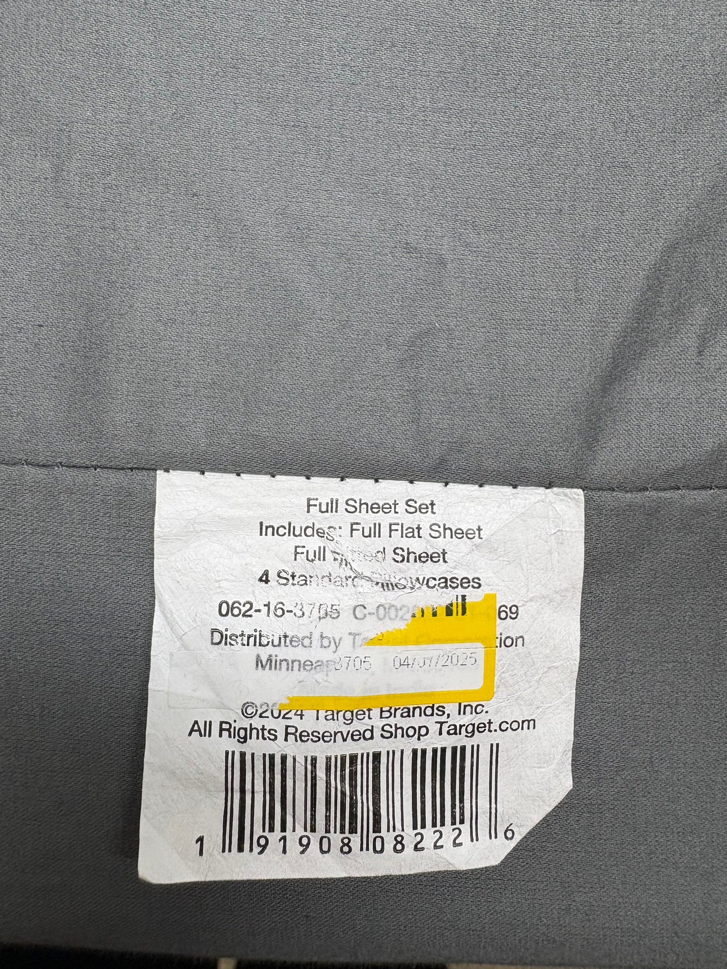 Threshold Full 100% Cotton Sheet Set, New