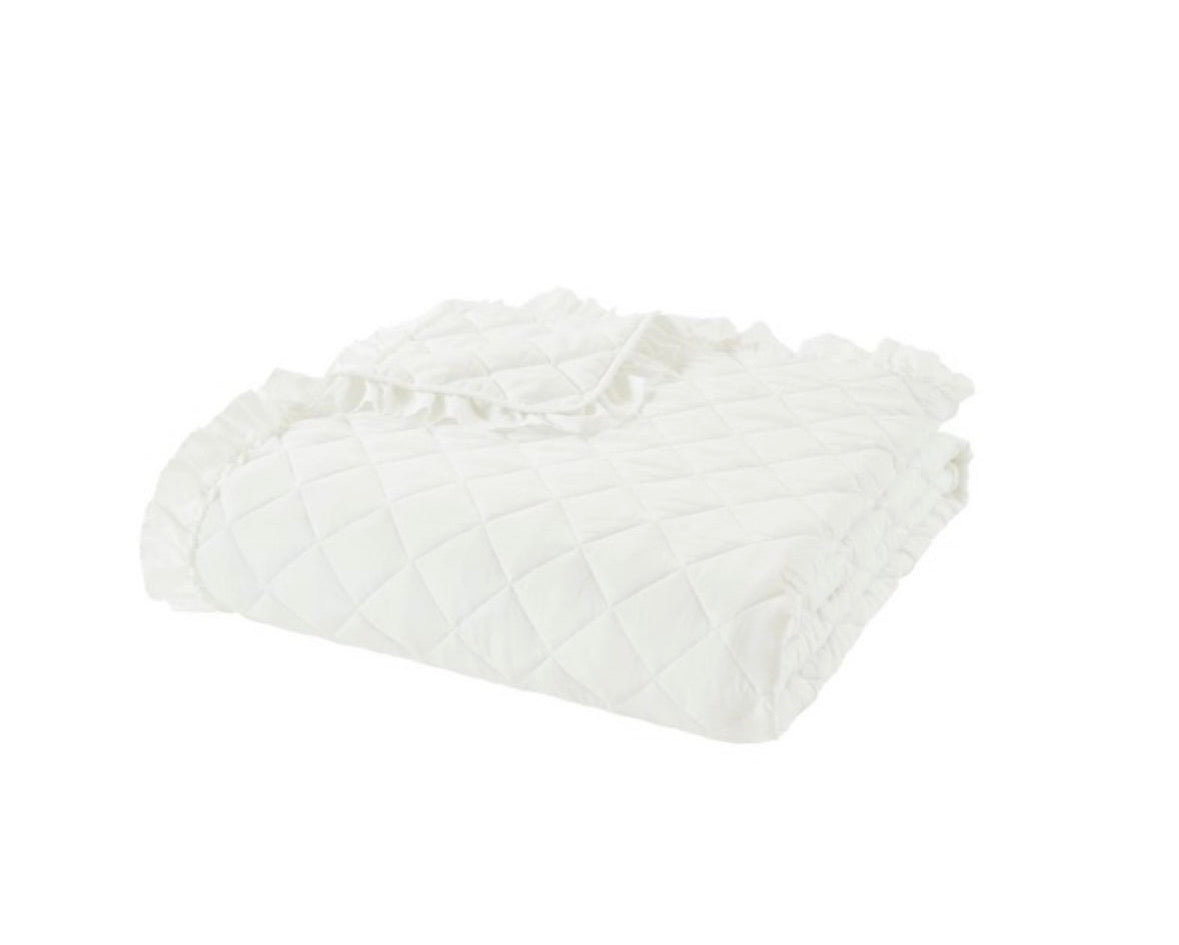 Armoire Collection Full/Queen Ruffle Quilt, New