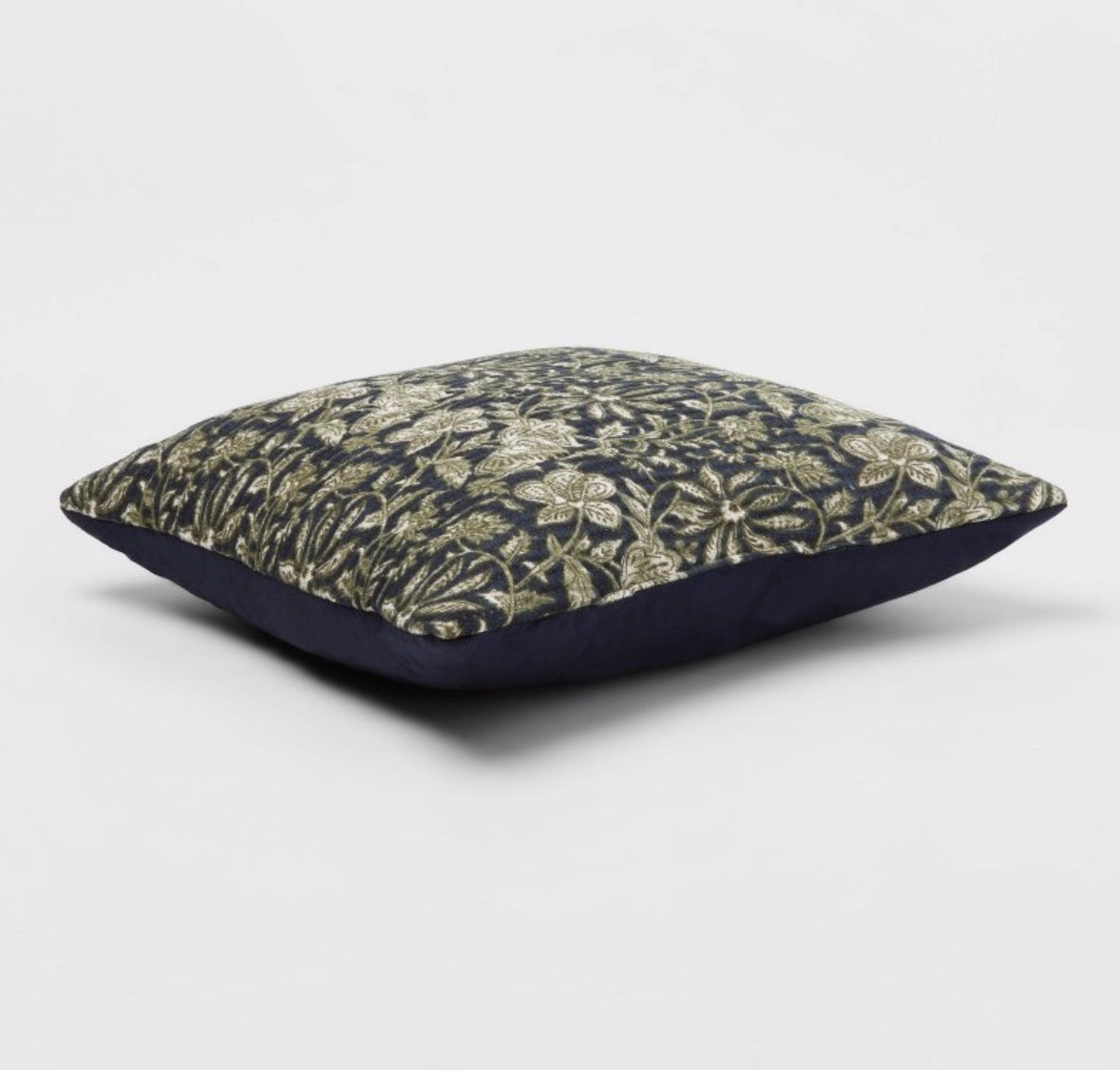 Threshold 18”x18” Double Cloth Floral Throw Pillow Set, New