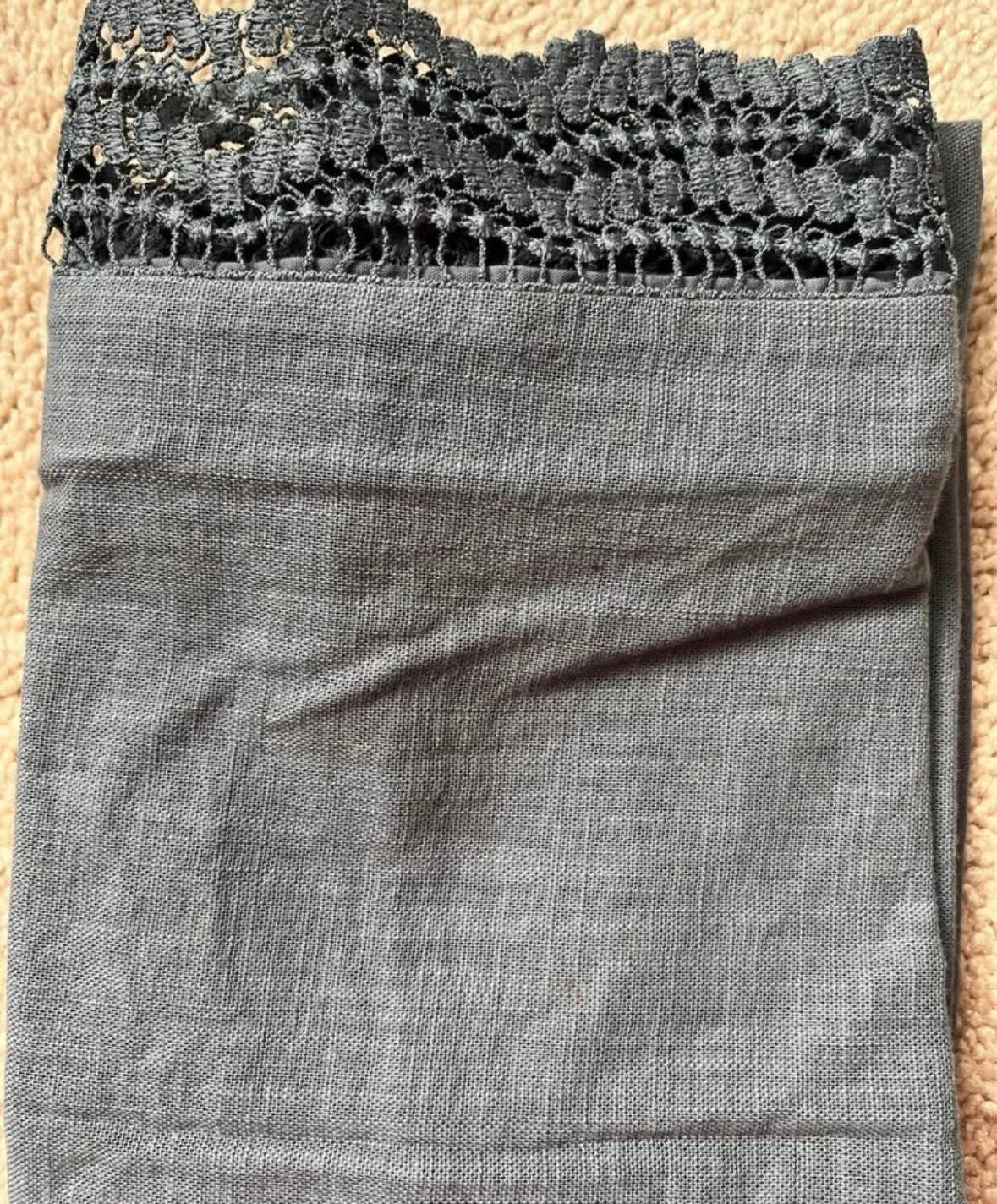 Studio McGee Standard Lace Border Pillow Shams Set, New
