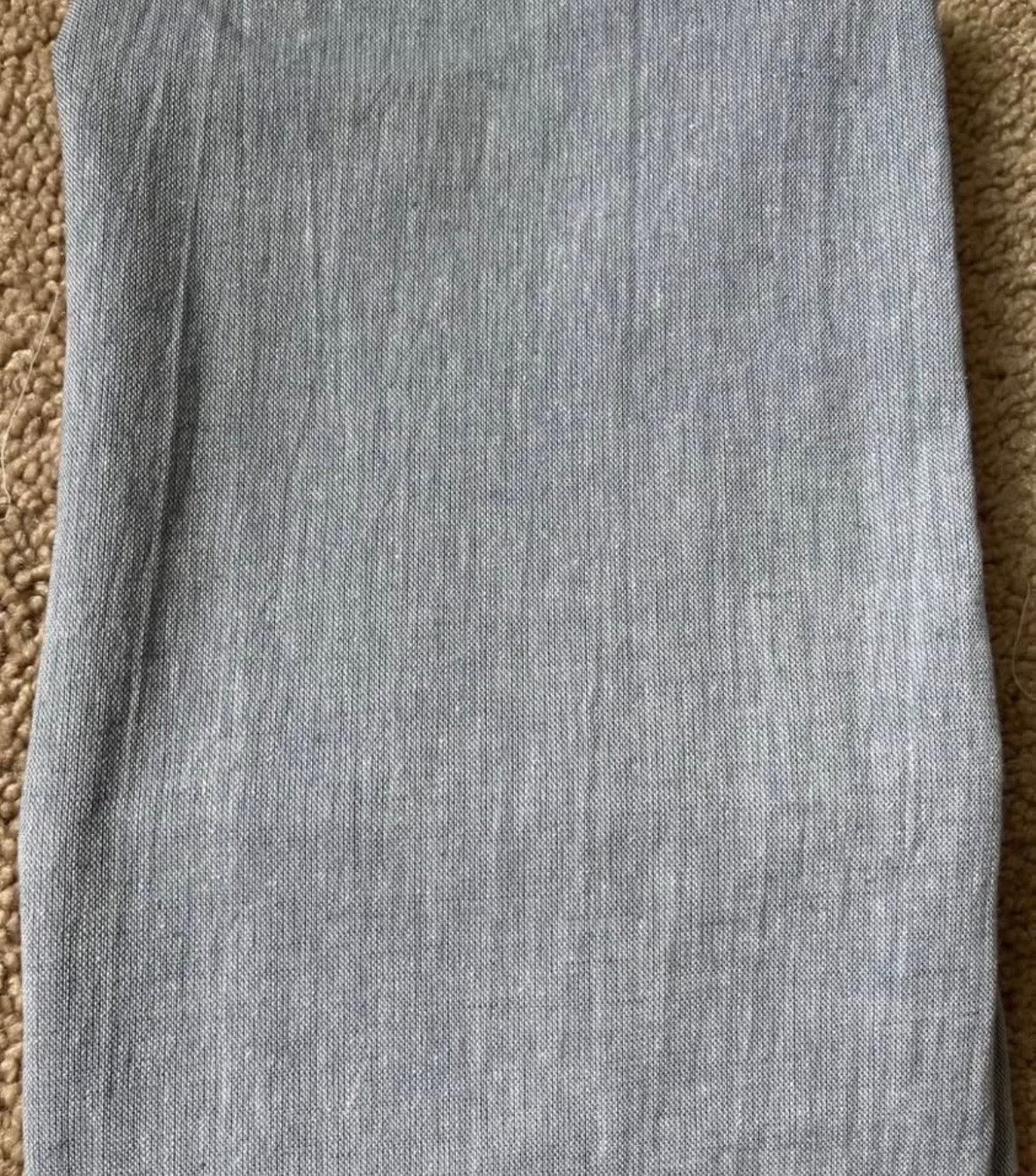 Threshold King Chambray Cotton Linen Pillow Shams Set, New