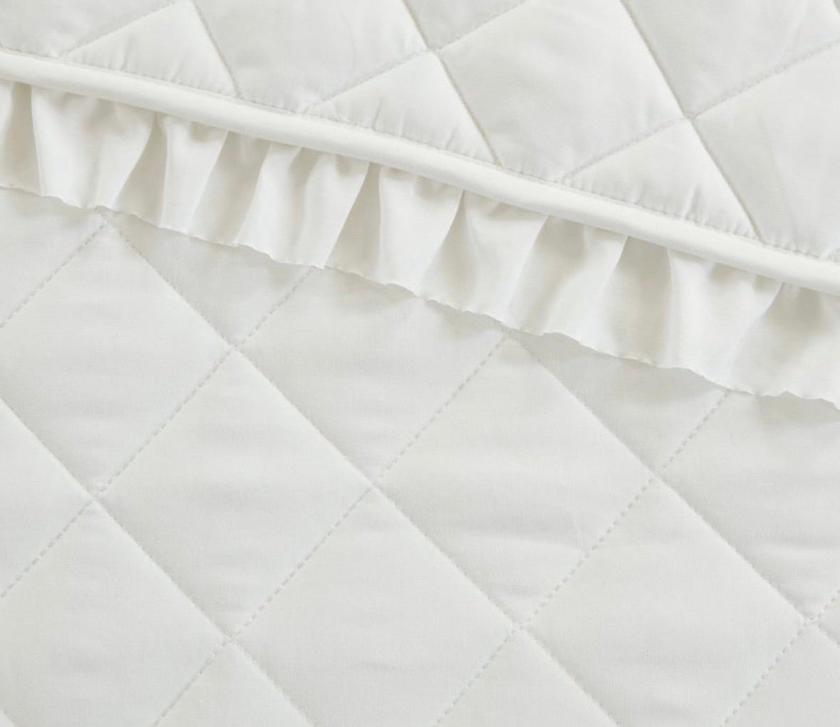 Armoire Collection Full/Queen Ruffle Quilt, New