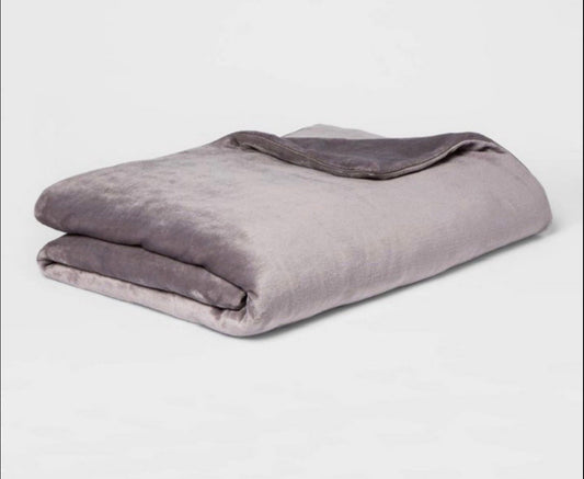 Threshold 55”x80” Micro Plush 15 lb Weighted Blanket, New