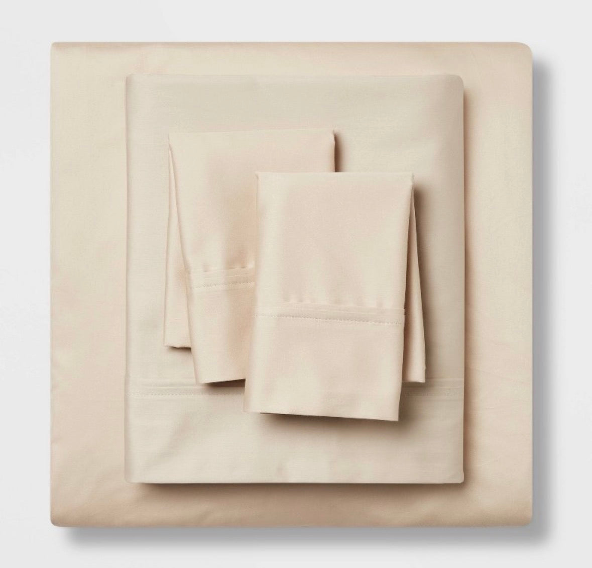 Threshold Queen Solid Performance Sheet Set, New