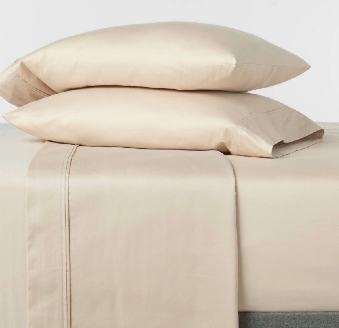 Threshold Queen Solid Performance Sheet Set, New