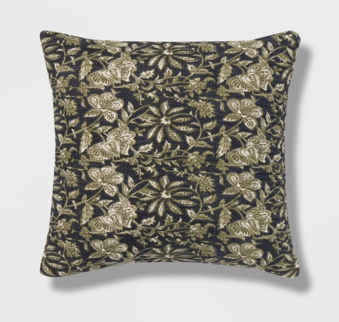 Threshold 18”x18” Double Cloth Floral Throw Pillow Set, New