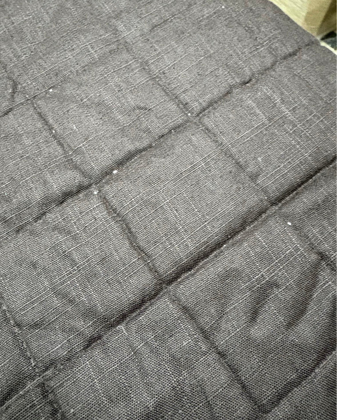 Casaluna Full/Queen Heavyweight Linen Blend Quilt, New