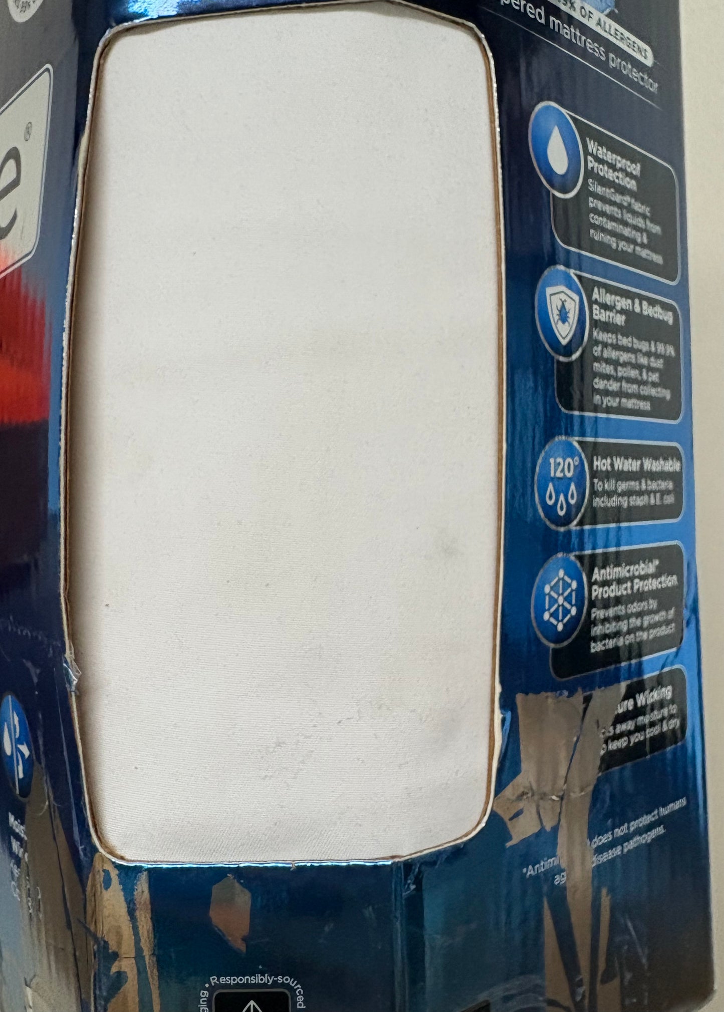 Allerease Full Maximum Zippered Mattress Protector, New