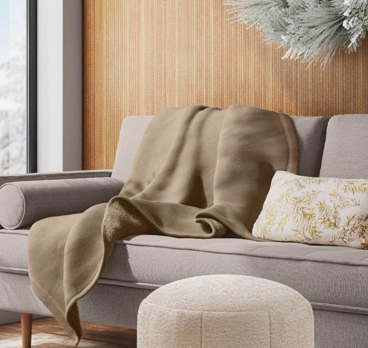 Threshold 50”x70” Chenille Throw Blanket, New