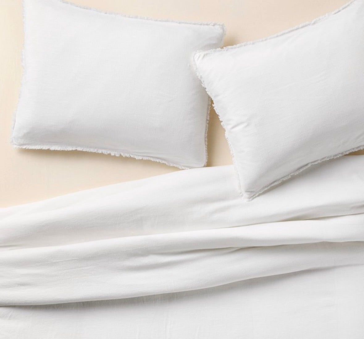 Casaluna Full/Queen Heavyweight Linen Blend Comforter Set, New