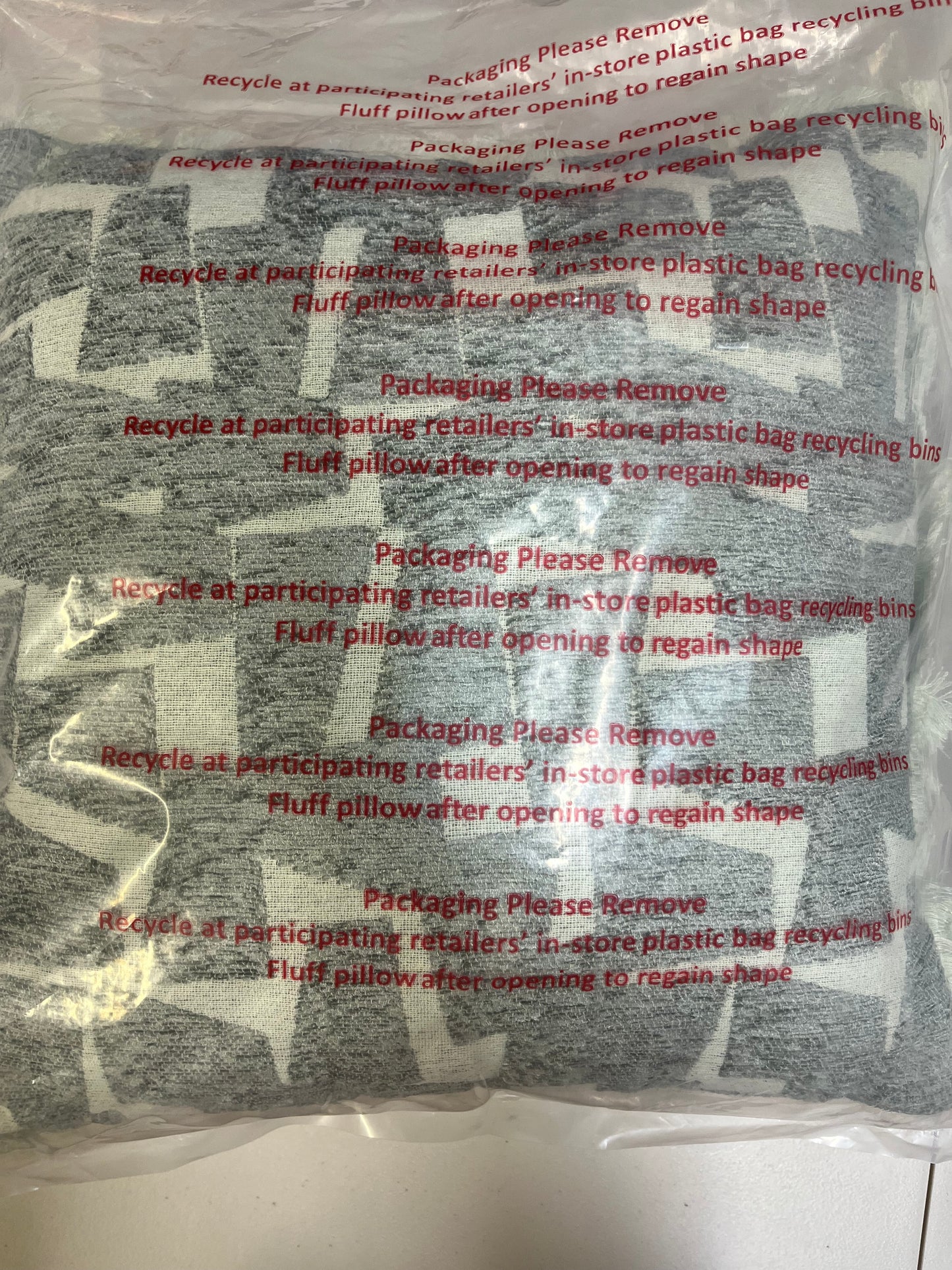 Threshold 18"x18" Geometric Patterned Velvet Square Throw Pillow, New