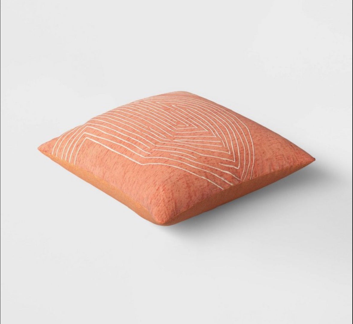 Threshold 24"x24" Oversized Geometric Metallic Velvet Throw Pillow Set, New