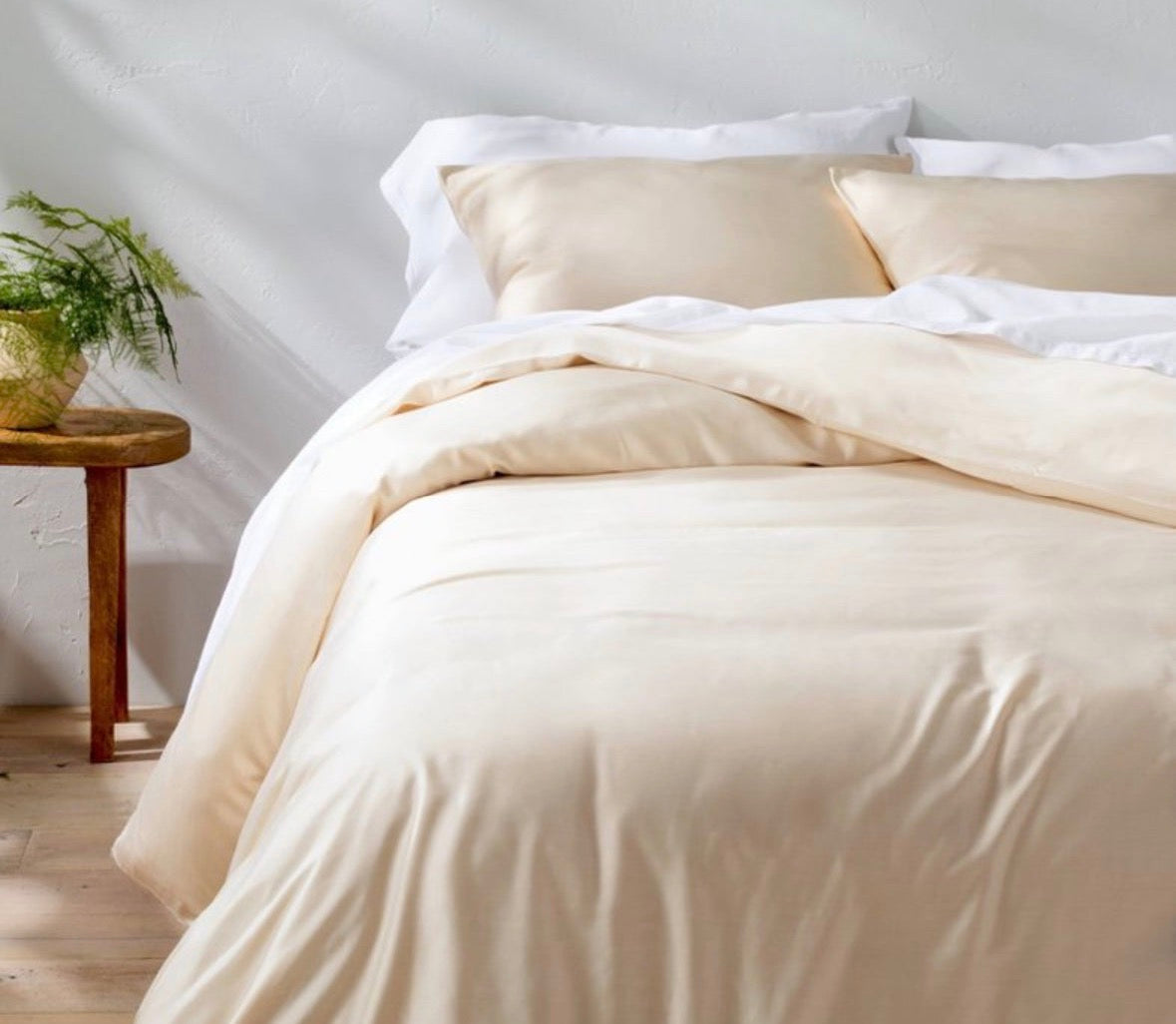 Casaluna King Blissful Bamboo Duvet Cover, New