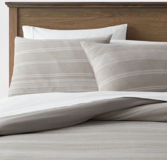 Threshold Twin/XL Twin Cotton Woven Duvet Set, New