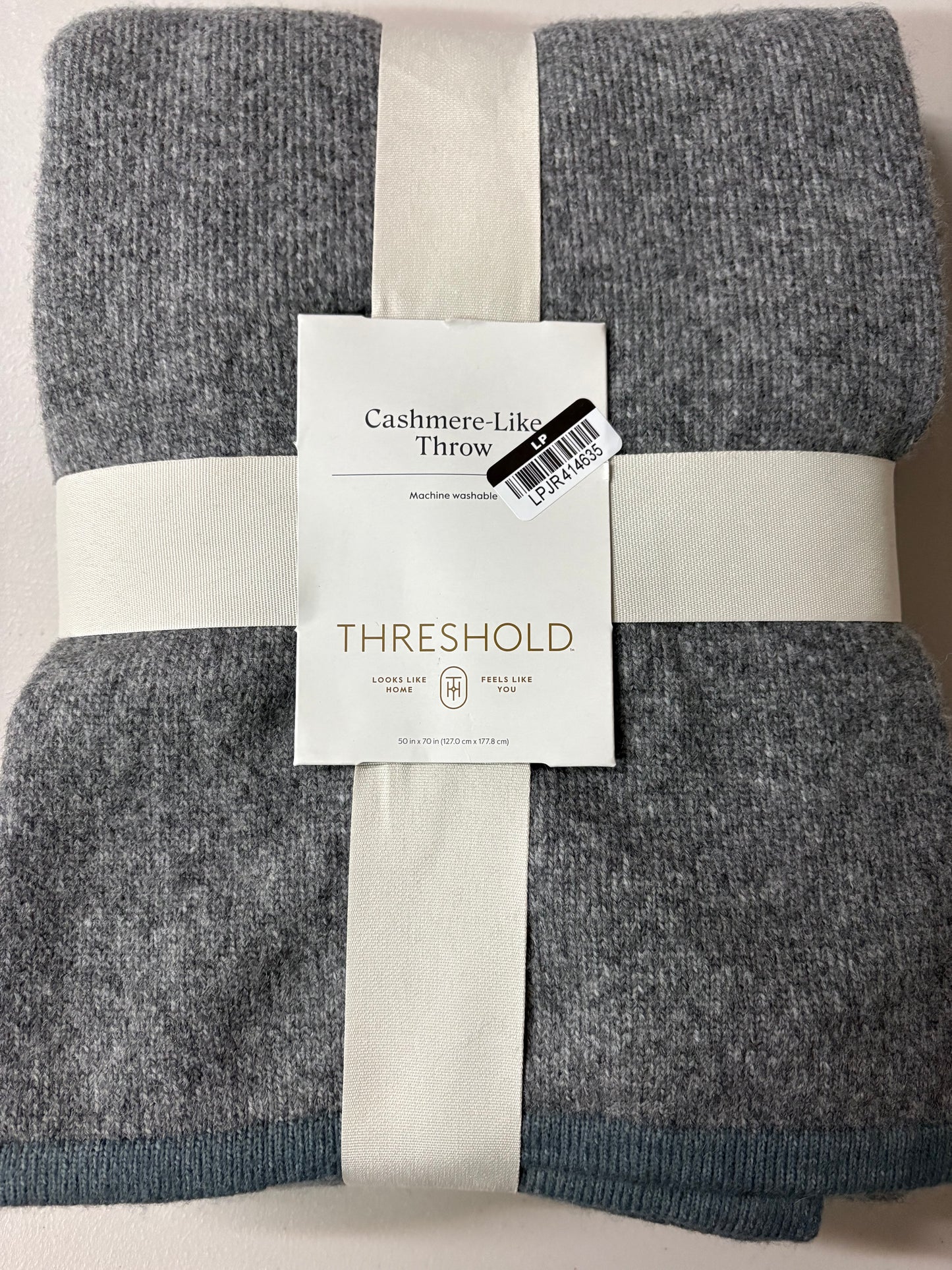 Threshold 50”x70” Cashmere-Like Throw Blanket, New