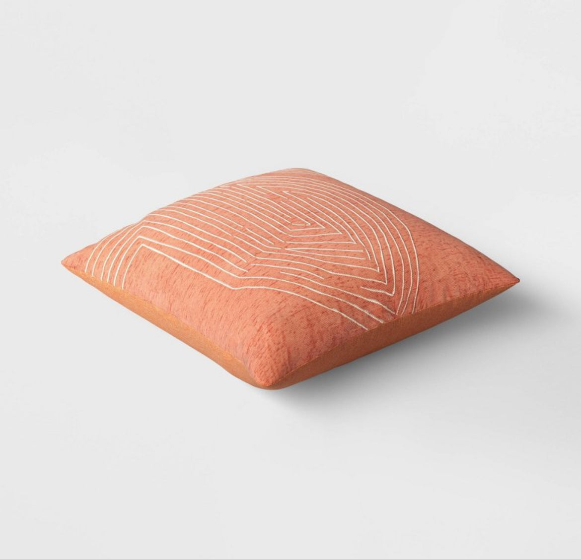 Threshold 24"x24" Oversized Geometric Metallic Velvet Throw Pillow, New