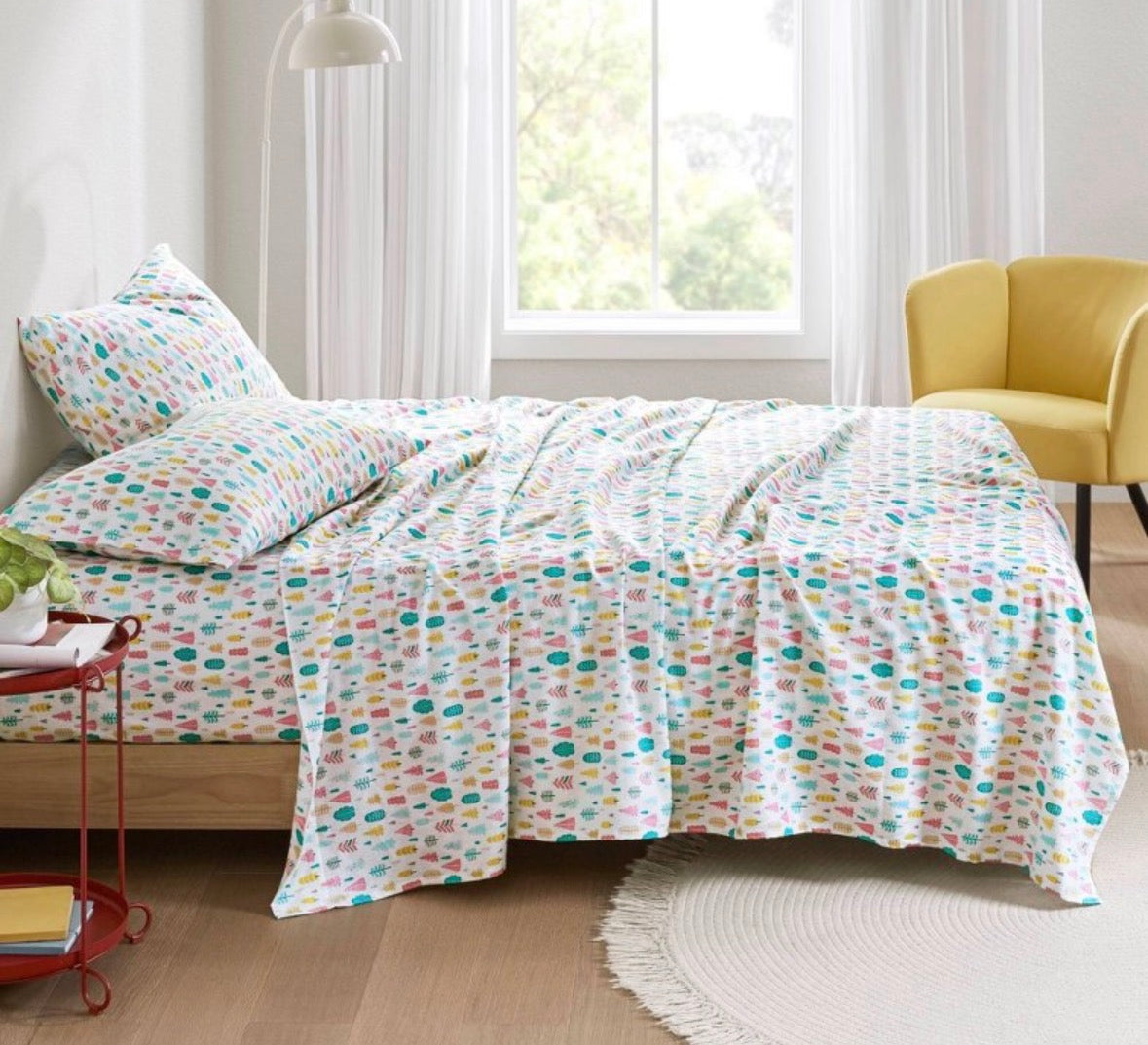 Intelligent Design Queen Soft Cotton Sheet Set, New