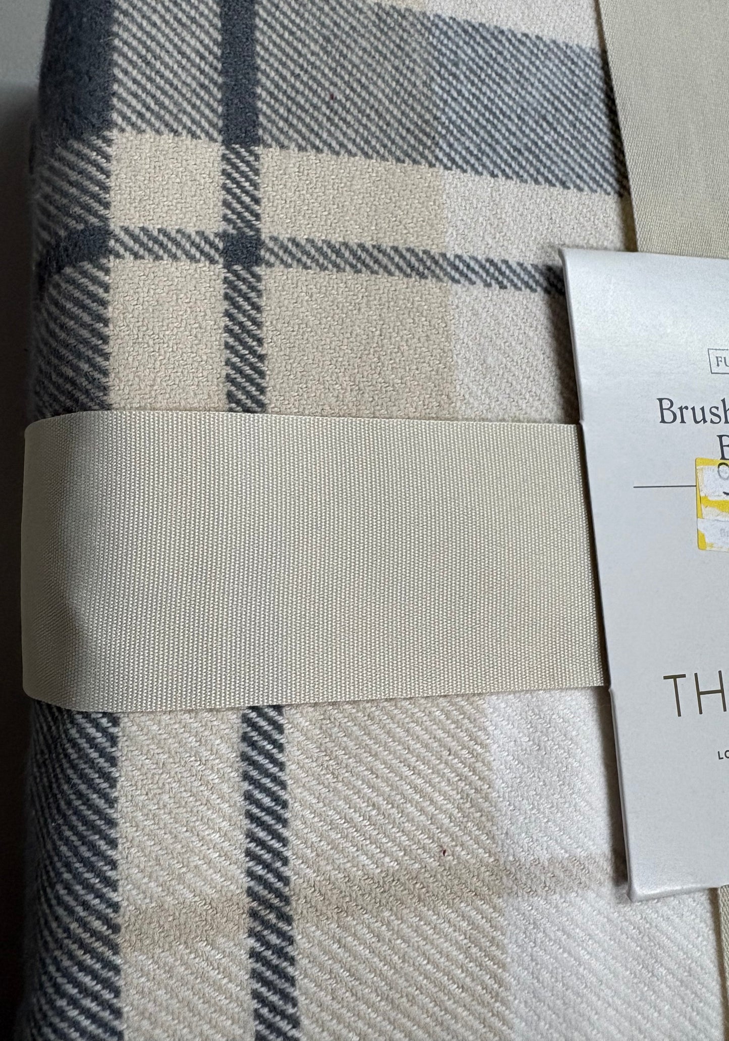 Threshold Full/Queen Brushed Cotton Bed Blanket, New