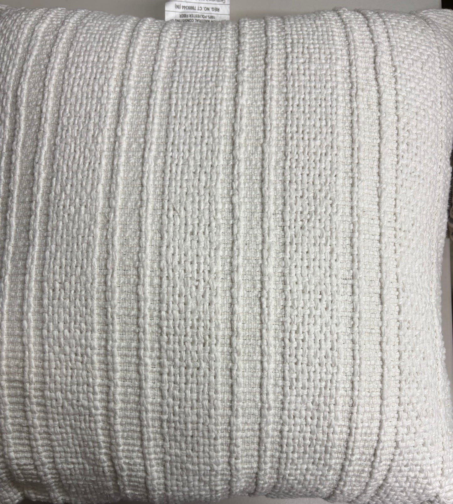 Threshold 24”x24” Oversized Woven Throw Pillow Set, New