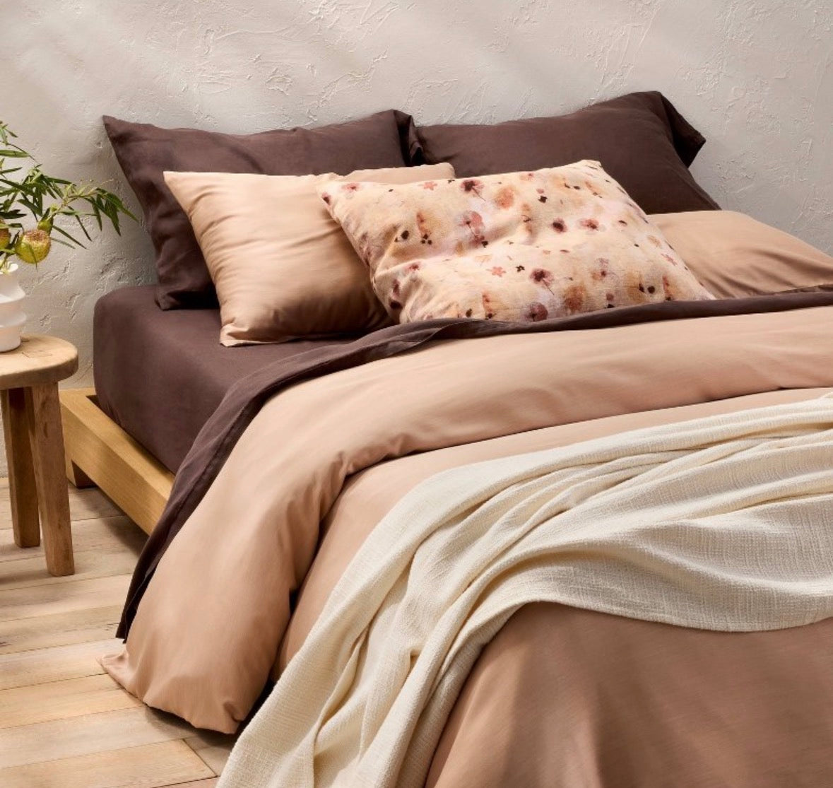 Casaluna Full/Queen Blissful Bamboo Duvet Set, New