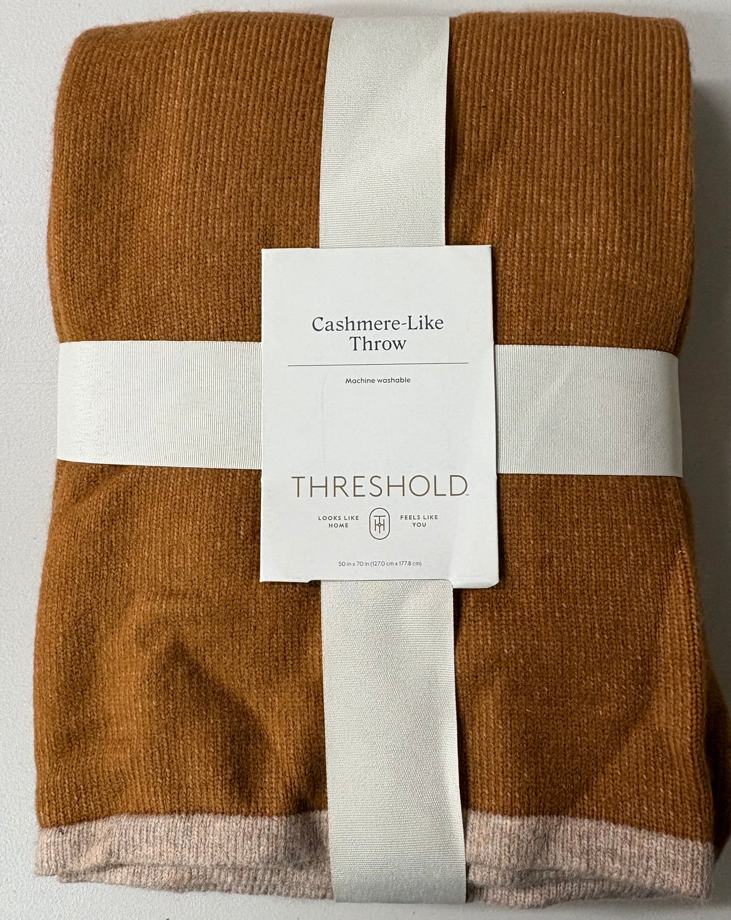 Threshold 50”x70” Cashmere Like Throw Blanket, New