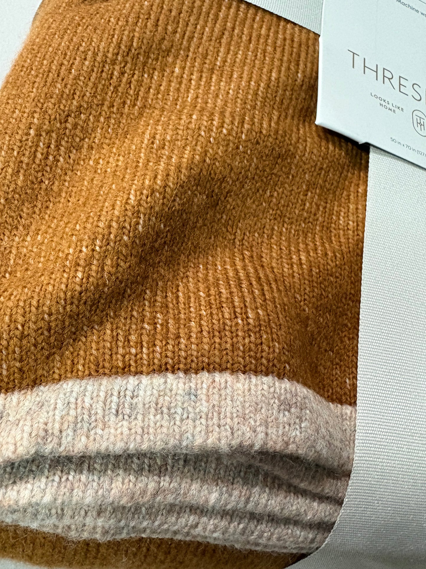Threshold 50”x70” Cashmere Like Throw Blanket, New