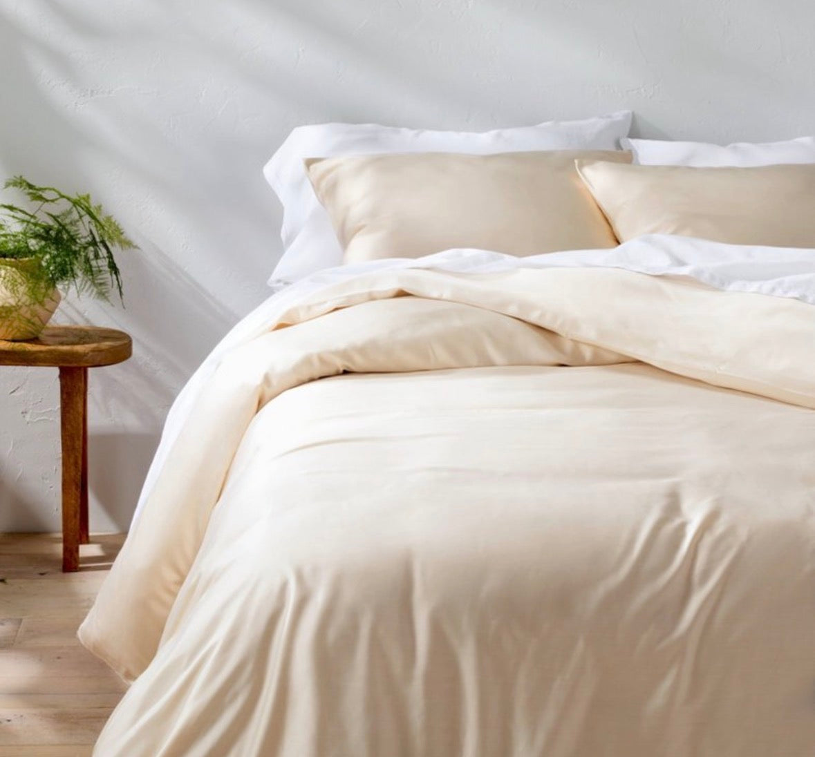 Casaluna Full/Queen Blissful Bamboo Duvet Set, New