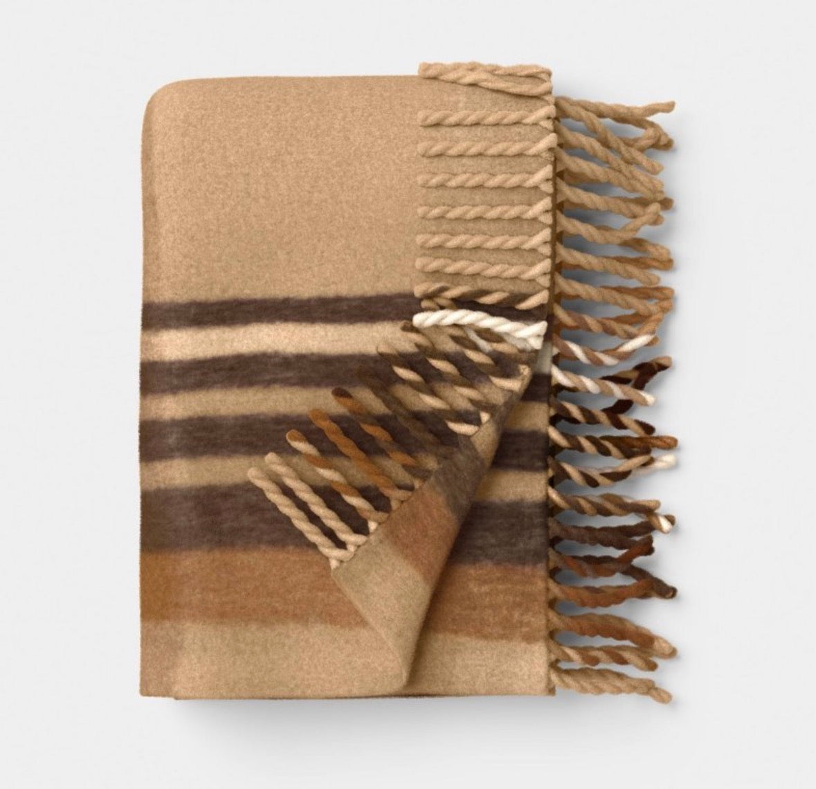 Threshold 50”x60” Woven Plaid Throw Blanket, New