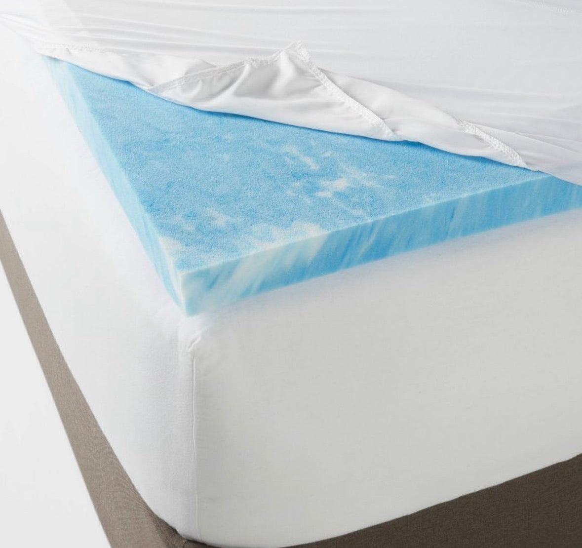 Threshold Queen 2” Cool Touch Memory Foam Mattress Topper, New