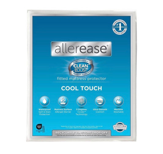 Allerease King Cool Touch Mattress Protector, New