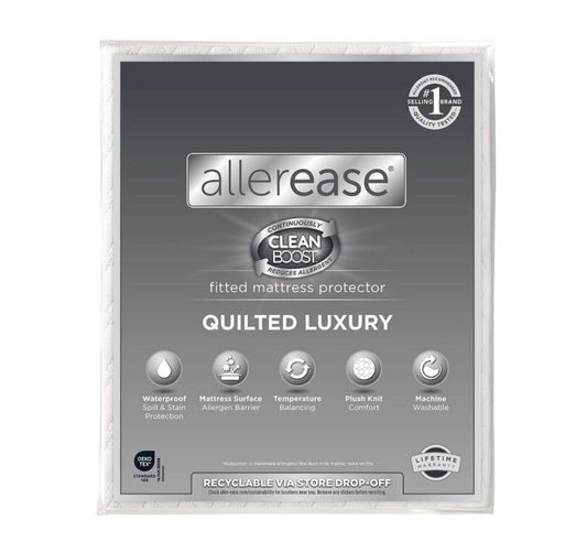 Allerease Full Quilted Mattress Protector, New